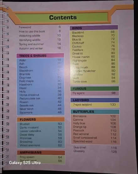Photo of free RSPB wildlife identification workbook (unused) (Brasside DH1) #2