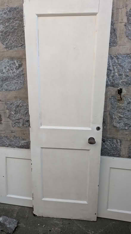 Photo of free Two pitch pine doors from 1930s property (AB15) #1