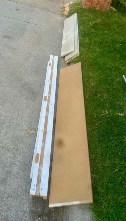 Photo of free Wood shelvings for the garage… (Plano, TX. 75023) #1