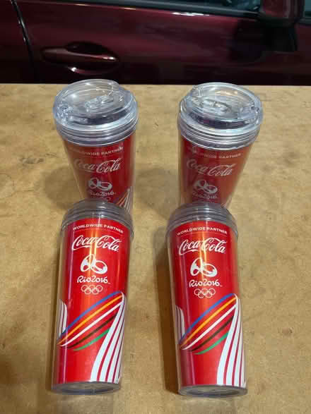 Photo of free 4 Royal Caribbean Soda Cups (S. Leesburg near Banshee Reeks) #1