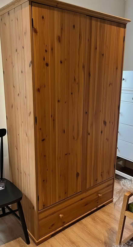 Photo of free pine wardrobe (Portobello) #1