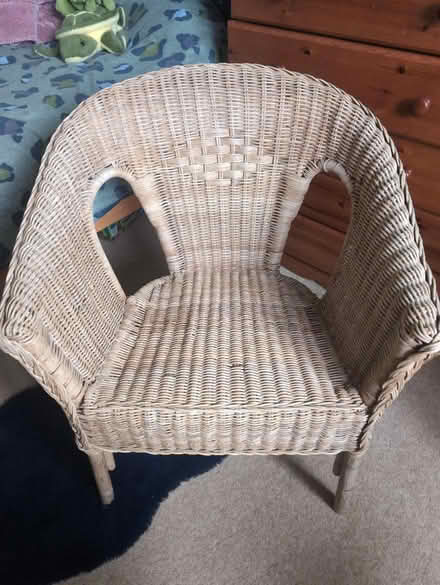 Photo of free Wicker chair (Ockley) #2