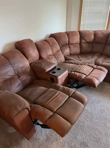 Photo of free Couch with recliners, hideabed (South of Excelsior Blvd /169) #3