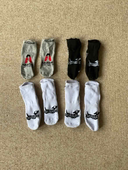 Photo of free 4 pairs of trampolining socks (Leckhampton GL53) #1