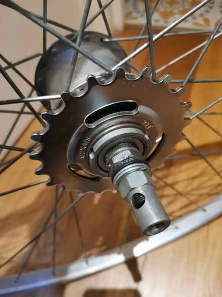 Photo of free Bike wheel - Sturmey Archer (3sp?) (Camberwell, SE5) #4