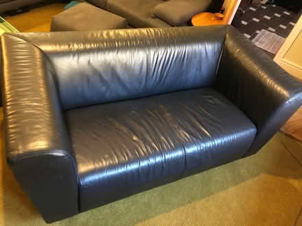 Photo of free Leather sofa (Moorgreen NG16) #1