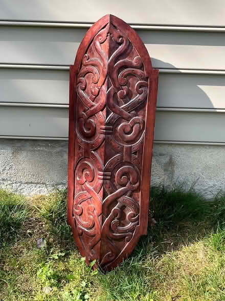 Photo of free Wooden Battle Shield (Pinecliff Lake) #1