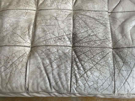 Photo of free Natuzzi Cream Leather L-shaped Sofa (Stone Street TN15) #3