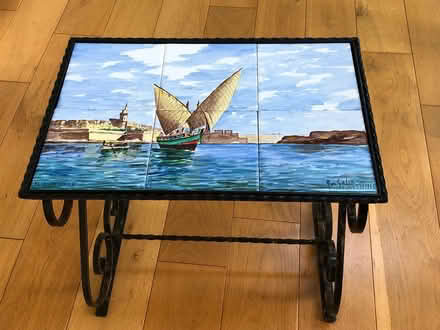Photo of free Wrought Iron 1960s table (Moorgreen NG16) #1