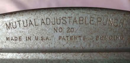 Photo of free vintage office hole punch (West Marina TN38) #4