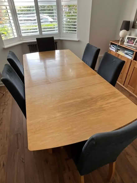 Photo of free Extendable Dining Table with 6 Chairs (CT18) #1