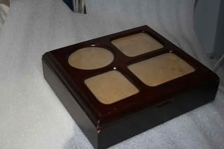 Photo of free Decorative wooden box w/ windows (Big Timber & Randall Rd, Elgin) #1