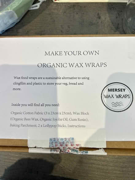 Photo of free Make Your Own Wax Wrap kit (Upton CH2) #1