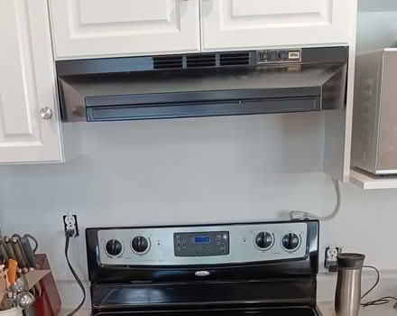Photo of free Black braun stove hood (burlington) #1