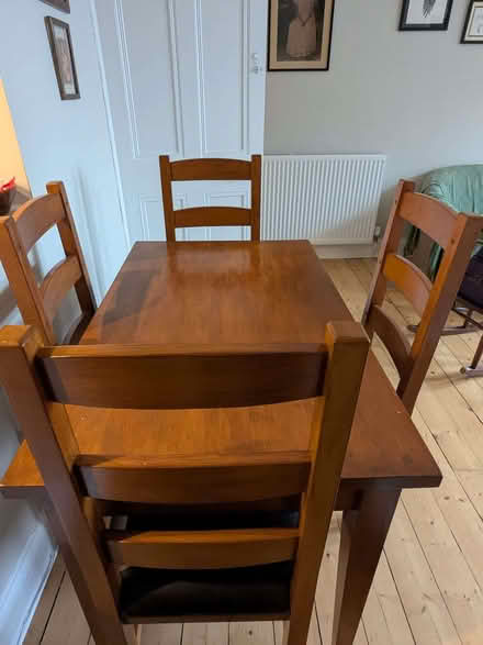 Photo of free Dining table with 4 chairs (Willowbrae EH8) #1