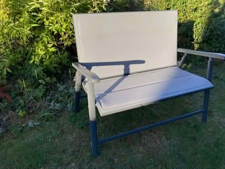 Photo of free Two seater folding garden chair , with fabric seat (Woughton Park MK6) #2
