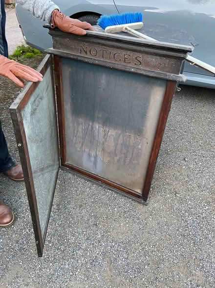 Photo of free Wooden notice board (Draycott Staffordshire) #3