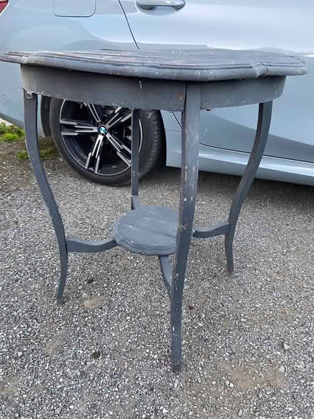 Photo of free Wooden round table (Draycott Staffordshire) #2