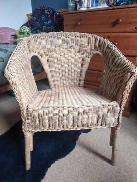 Photo of free Wicker chair (Ockley) #1