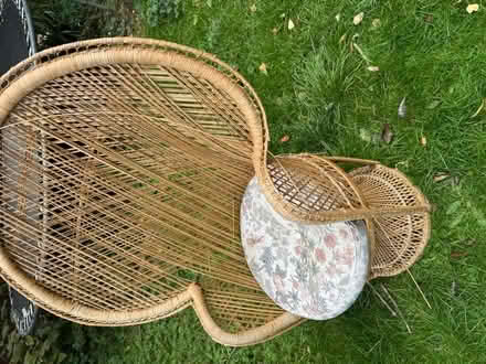 Photo of free Wicker chair (Hamm Court TW17) #4