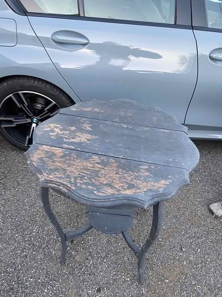 Photo of free Wooden round table (Draycott Staffordshire) #1
