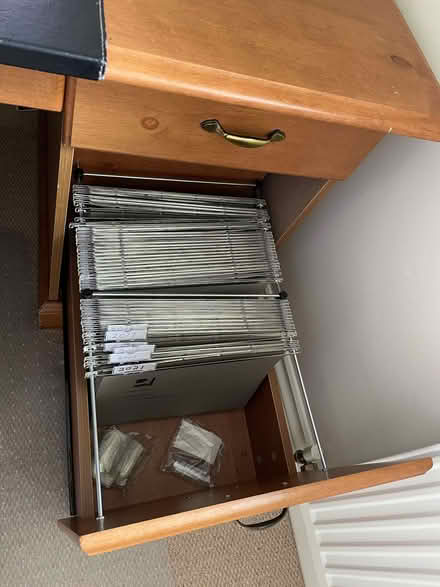 Photo of free Desk with hanging file dividers (The Highlands TN39) #2