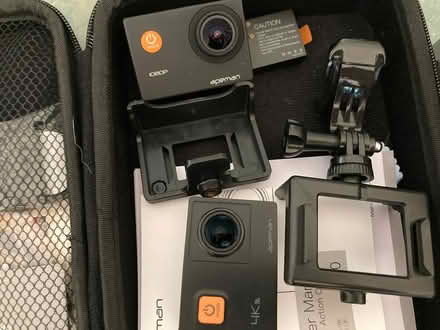 Photo of free Apeman A80 action cameras + casings (Mount Waverley) #2