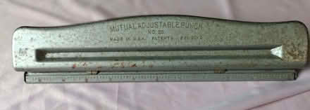 Photo of free vintage office hole punch (West Marina TN38) #1