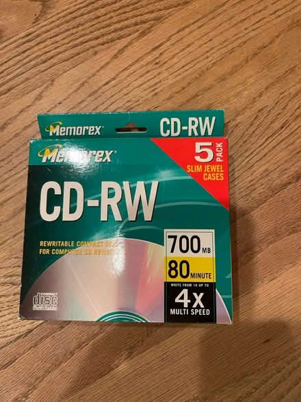 Photo of free CD-RW package (Camden and Leigh) #1