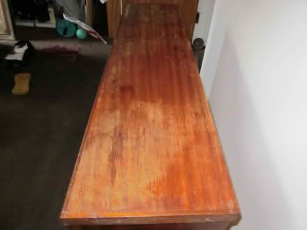 Photo of free Teak + teak Veneered Vintage 70s sideboard cupboard Dr (Canonbury N1) #3