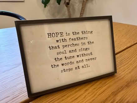 Photo of free Framed Inspirational Quote (Little Silver) #1
