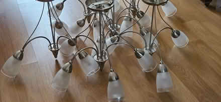 Photo of free 7 Multi bulb Chrome Light Fittings (Highams Park E4) #1
