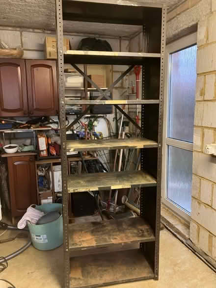 Photo of free Large industrial shelf (Sn68bn) #1