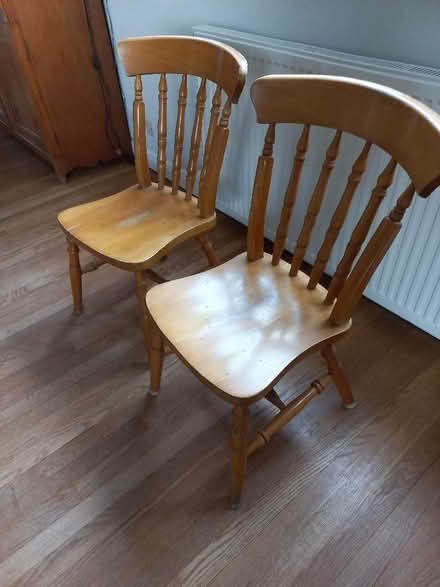 Photo of free Pine chairs (Bathford) #2