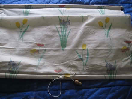 Photo of free cotton roller blind (Cambuskenneth FK9) #2