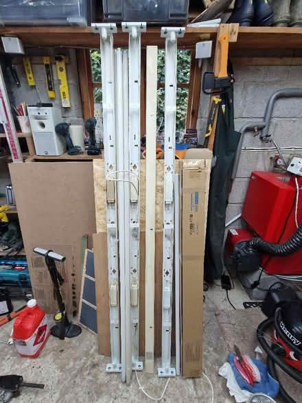 Photo of free 6ft Flourescent fittings x 3 (Dalwood EX13) #1
