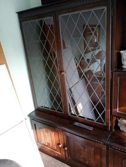 Photo of free Dark wood display/ storage unit (Blewbury) #1