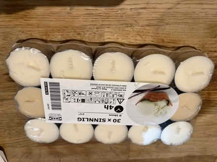 Photo of free Tea light candles (30, vanilla scent) (New Hinksey OX1) #1