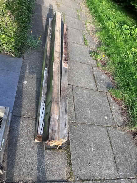 Photo of free Wooden sleepers / Fire wood (Hp24jf) #2
