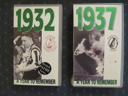 Photo of free 1932, 1937 A Year to Remember video tapes. (Cambuskenneth FK9) #1
