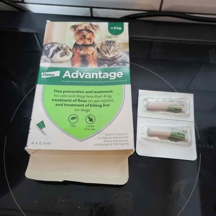 Photo of free 2 x Advantage flea spot on >4kg (Oaklands nr Welwyn AL6) #2