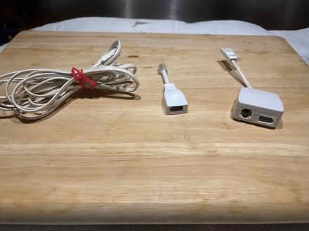 Photo of free 2x Modem adapters & Phone/Modem cable (Lemsford AL8) #1