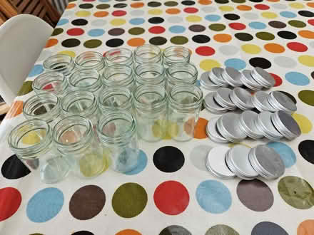 Photo of free Set of 18 mini jars with lids (Camden) #1