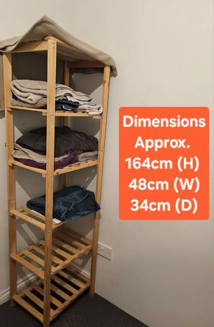 Photo of free Wooden storage/shelving unit (Petts Wood, BR5) #1