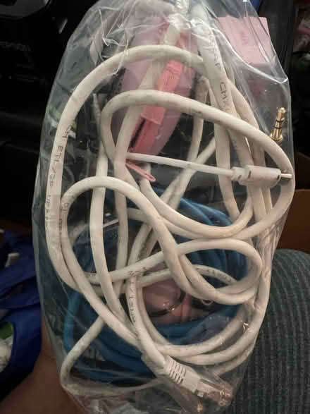 Photo of free Bag of Random Cords & Cases (Greenpoint) #1
