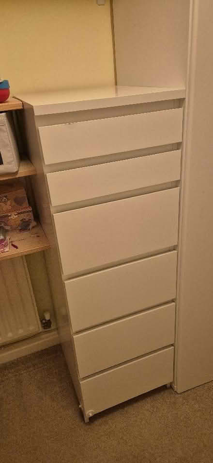 Photo of free Ikea malm drawers - mixed sizes with optional mirror (Greaves LA1) #1