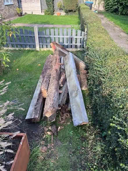 Photo of free Wooden sleepers / Fire wood (Hp24jf) #3