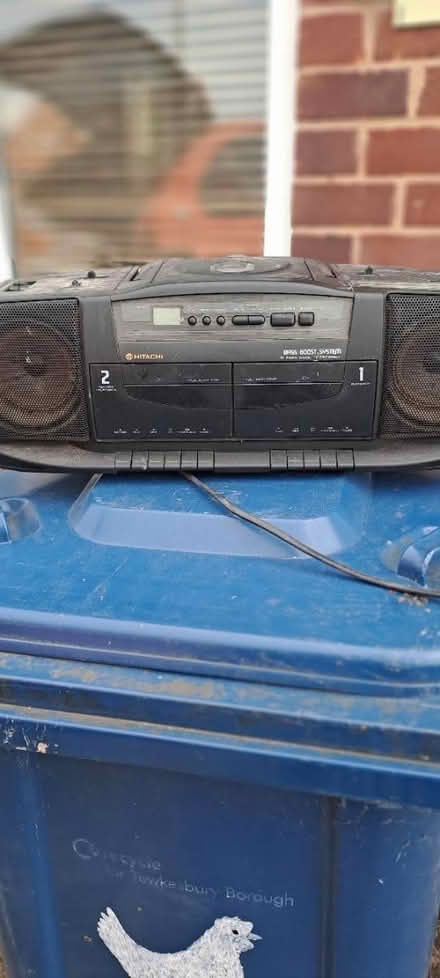 Photo of free Hitachi cd/radio cassette recorder (Churchdown) #1