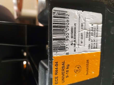 Photo of free Child car seat (Waverton CH3) #1