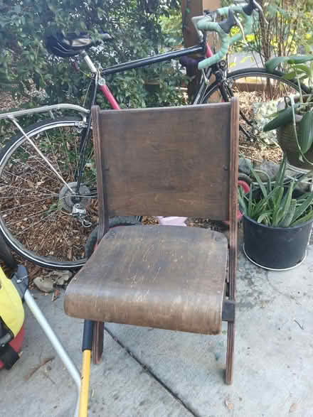 Photo of free Wooden Chair (Delridge) #1